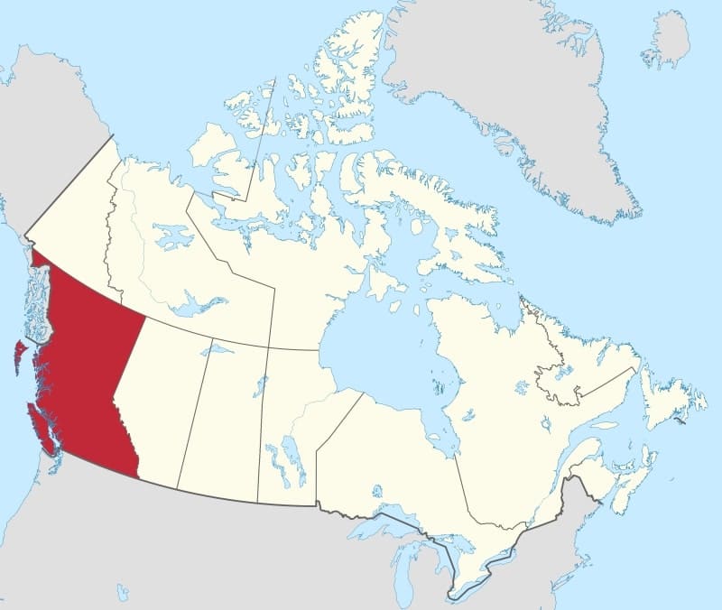 British_Columbia_in_Canada map